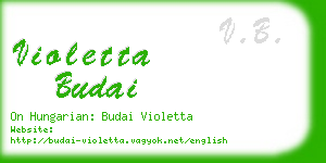 violetta budai business card